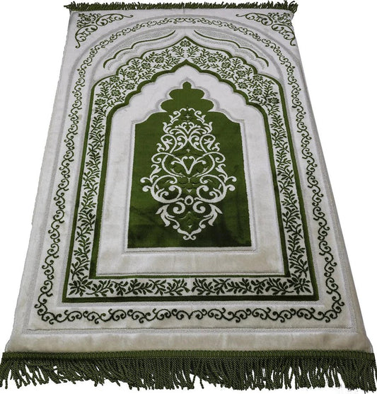 سجادة الصلاة نُسُكيْ المرفقة بطبقة الميموري فوم (الاسفنج المضغوط)