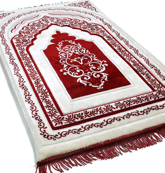 سجادة الصلاة نُسُكيْ المرفقة بطبقة الميموري فوم (الاسفنج المضغوط)